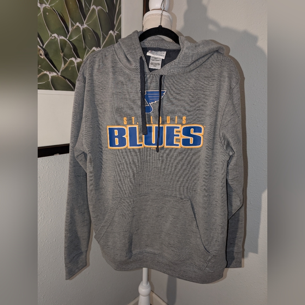 Gray St. Louis Blues Hoodie